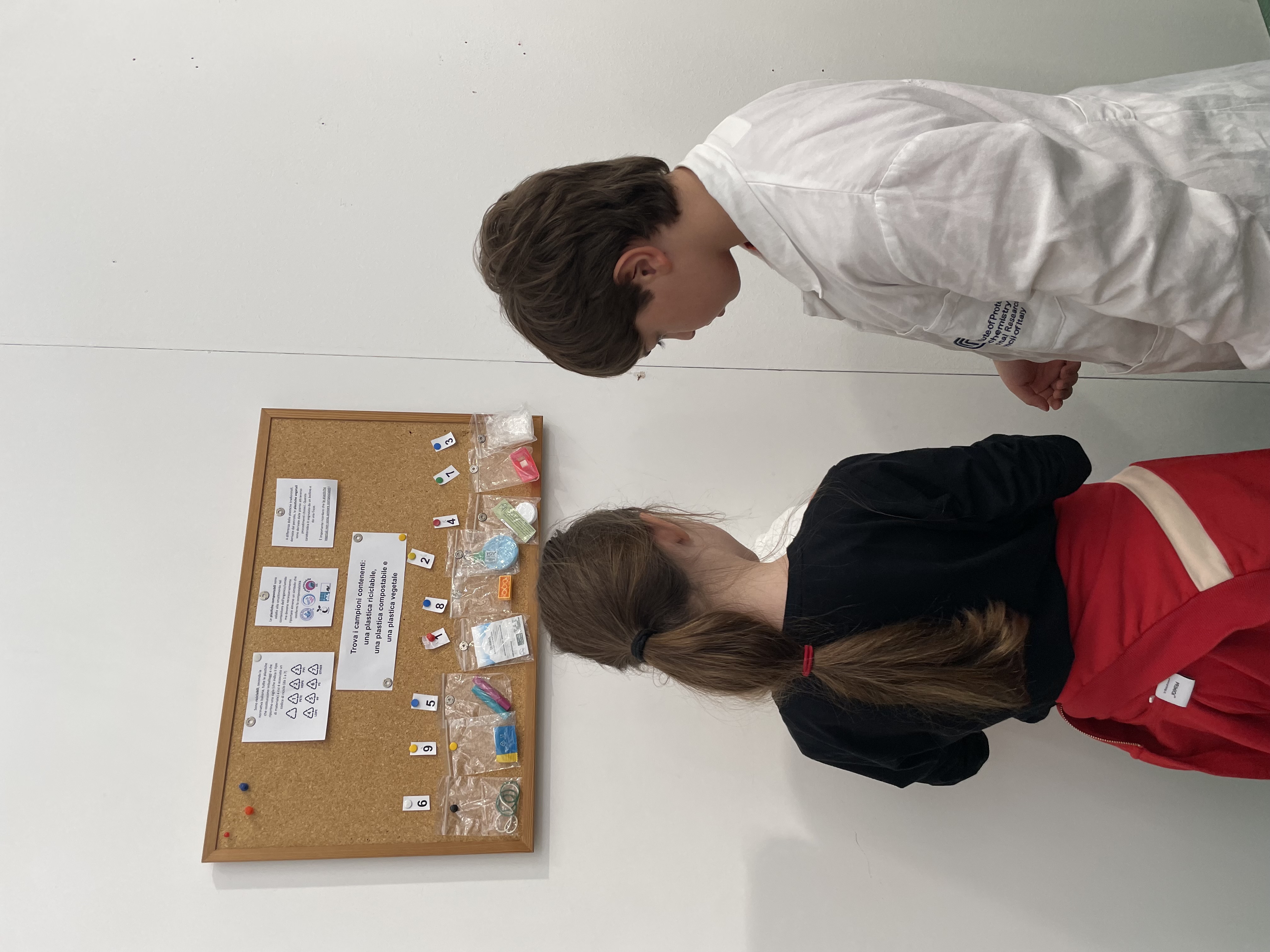 Participants solving scientific clues