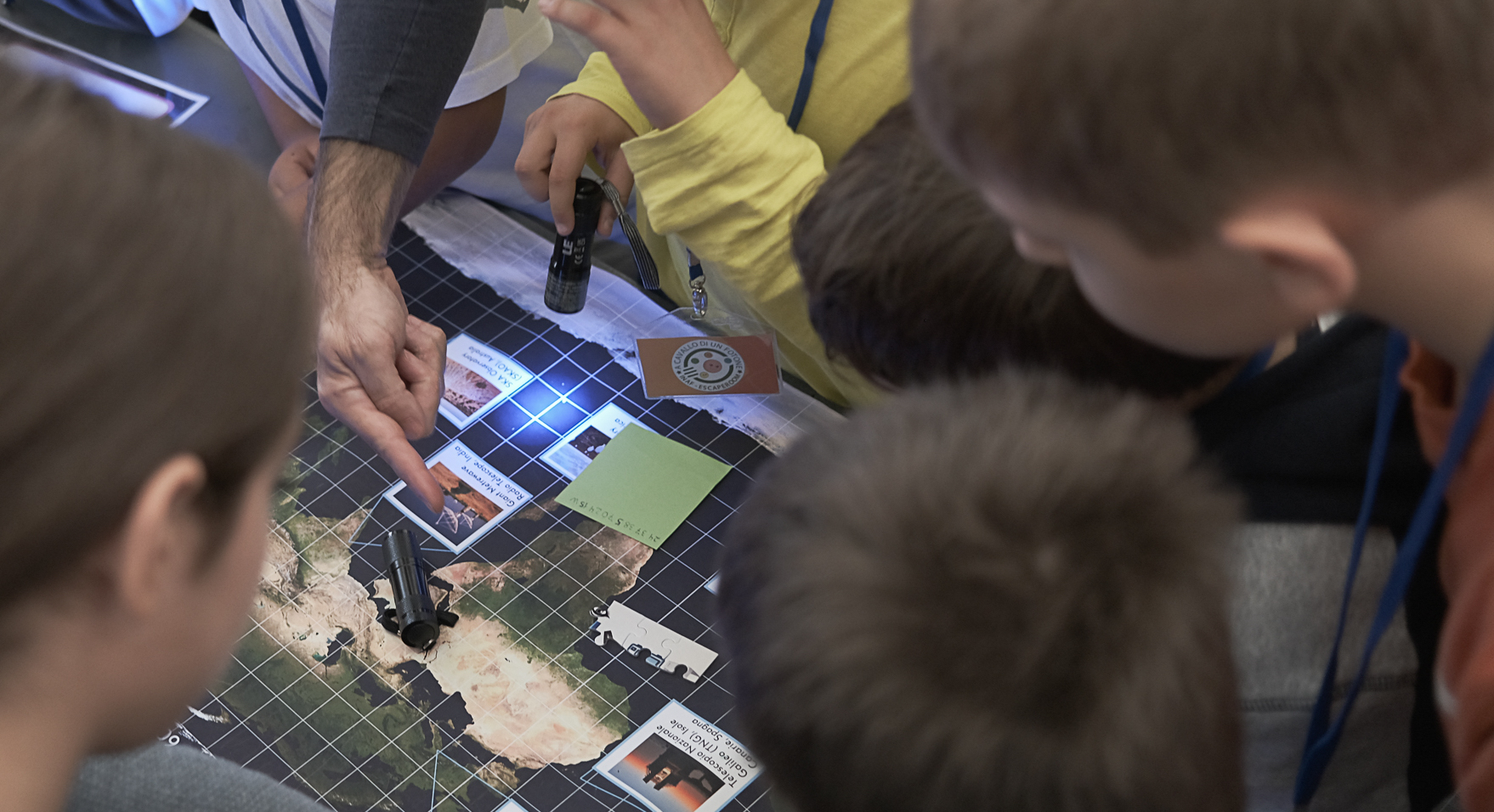 Hands-on moments during public workshops