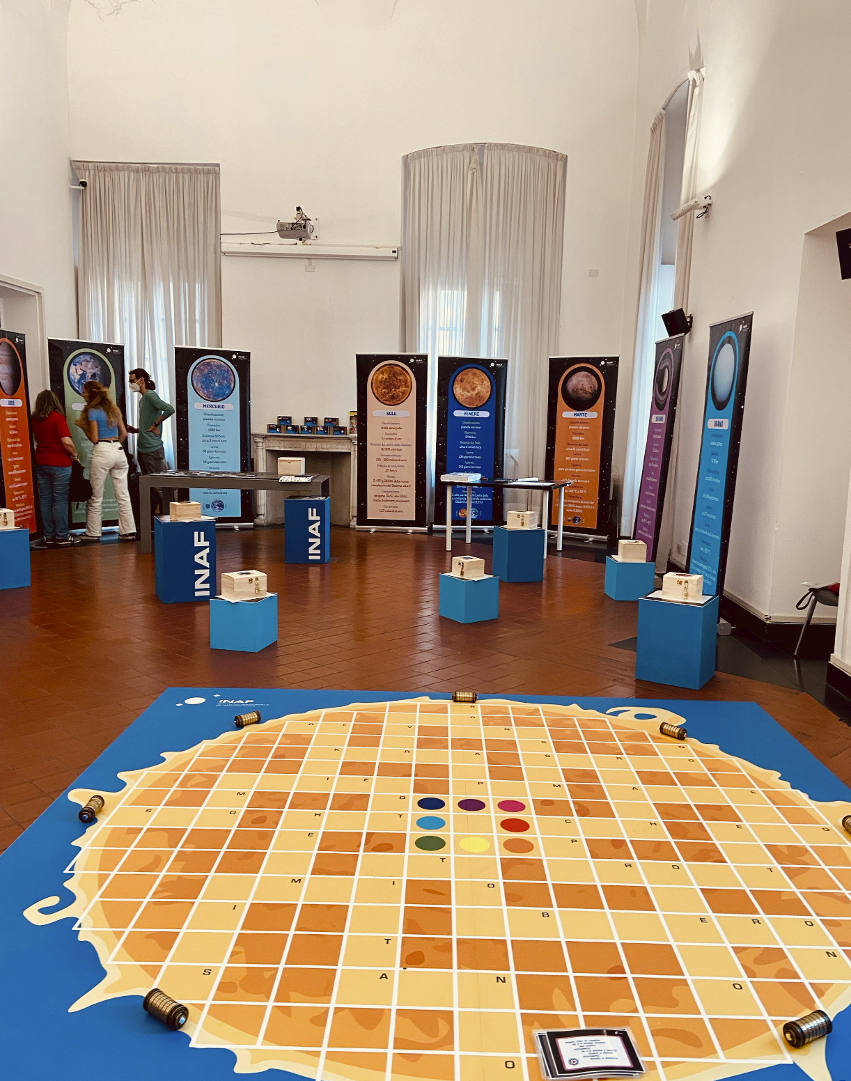 Escape room setup and scenography
